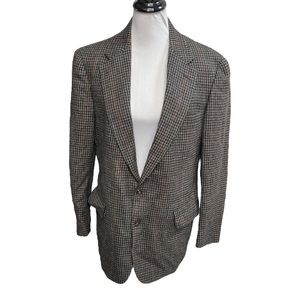 Nordstrom Houndstooth Blazer Multi Color Size 38